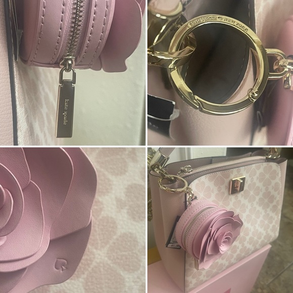 Kate Spade New York Flora Flower Novelty Bag Charm - Picture 8 of 15